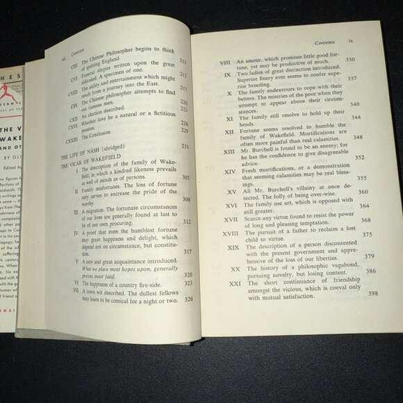 THE VICAR OF WAKEFIELD AND OTHER WRITINGS By Oliver Goldsmith Hardcover 1955 - Picture 12 of 16